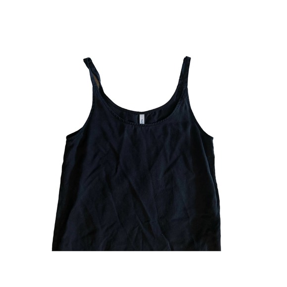 Women XS Aritzia The Group Babaton Woolman Side-Slit Slip Black Bib Maxi Dress - Picture 3 of 6